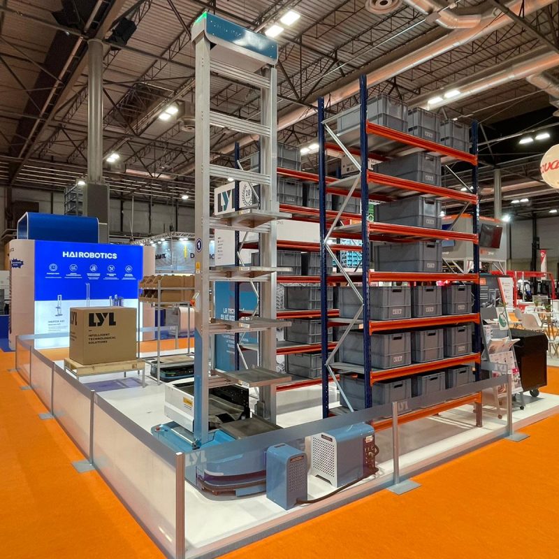 ACR A42. Sistema robotizado autónomo de manipulación de cajas multi-cubeta “Cubeta-a-Persona” | LYL | Logistics & Automation